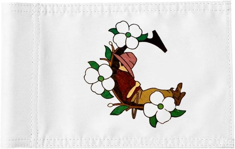 2BUT Pinehurst Golf Club Golf Pin PGA Flag Practic Putting Green Golf Flag For Backyard Garden Double-Sewn 600D Nylon Miniature Pin Flag Regulation Tube Flag(C 8"X6") - Image 1